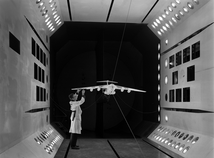 Space History Photo: Lockheed C-141 Model in TDT